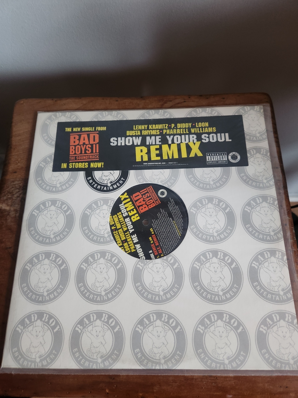 Bad Boy Records "Show Me Your Soul" Remix 12" Vinyl